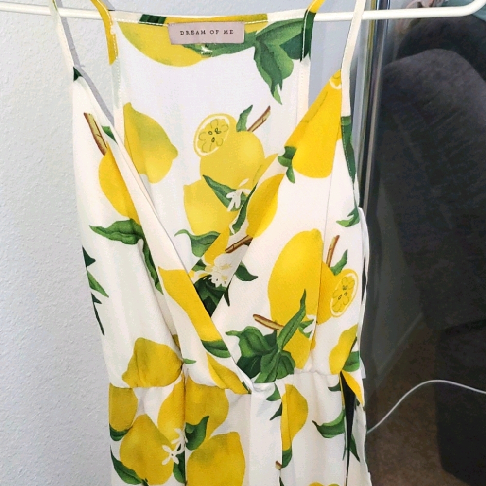 Lemon 🍋 print dress